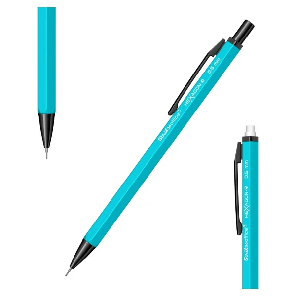 Scrikss Hexagon-R Neon Turkuaz 0.5 Mm Versatil Uçlu Kalem - Görsel 8