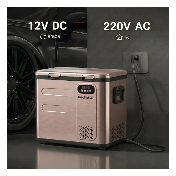 Coolist Clk50d 12-24-220 V 49 Lt Kompresörlü Araç Buzdolabı - Görsel 4