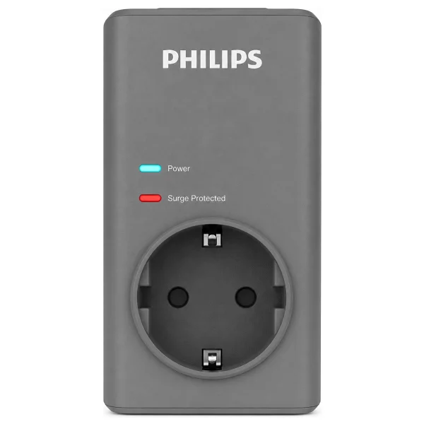 Philips Chp7010g 1140 Joule Gri Kablosuz Akım Korumalı Priz - Görsel 6