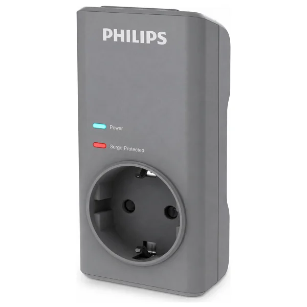 Philips Chp7010g 1140 Joule Gri Kablosuz Akım Korumalı Priz - Görsel 2