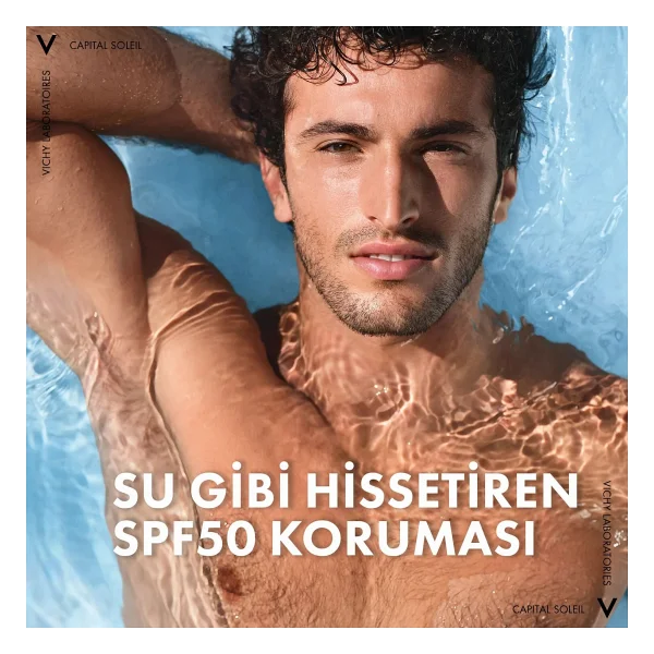 Vichy Capital Soleil Uv Aqua 200 Ml 50 Faktör Vücut Güneş Kremi - Görsel 6