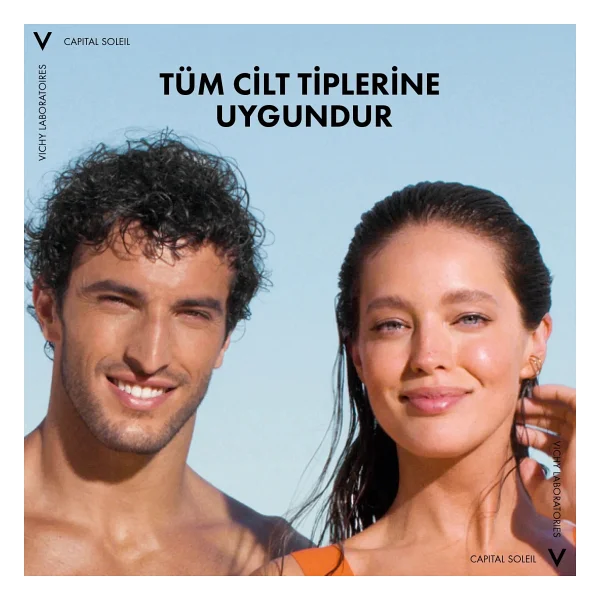 Vichy Capital Soleil Uv Aqua 200 Ml 50 Faktör Vücut Güneş Kremi - Görsel 7