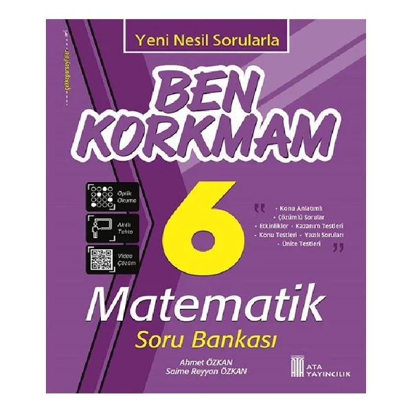 Ata Yayıncılık 6. Sınıf Ben Korkmam Matematik Soru Bankası - Görsel 4
