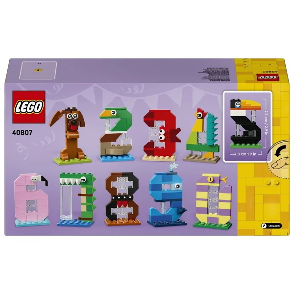 Lego 40807 Icons Doğum Günü Rakamları - Görsel 3