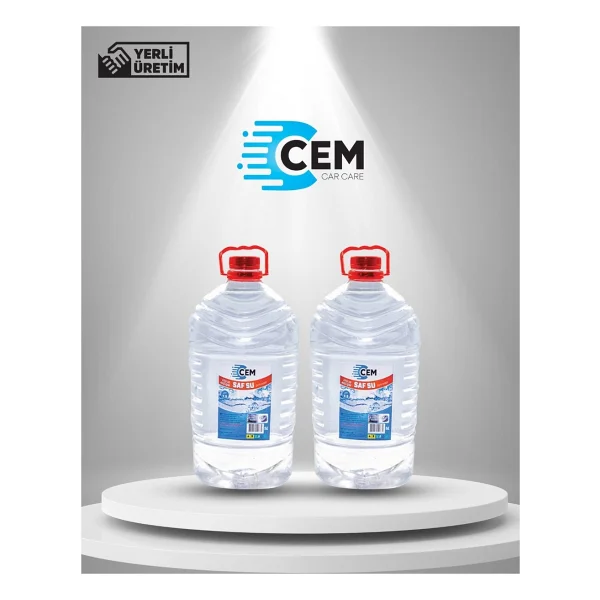 Cem Car Care Saf Su Ütü Ve Akü Suyu 5 Lt 2'li Avantaj Paket - Görsel 2