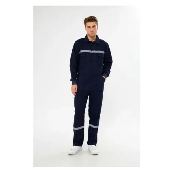 Kışlık Işçi Tulumu - Lacivert - 3xl - Görsel 8