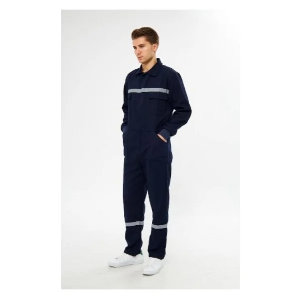 Kışlık Işçi Tulumu - Lacivert - 3xl - Görsel 3