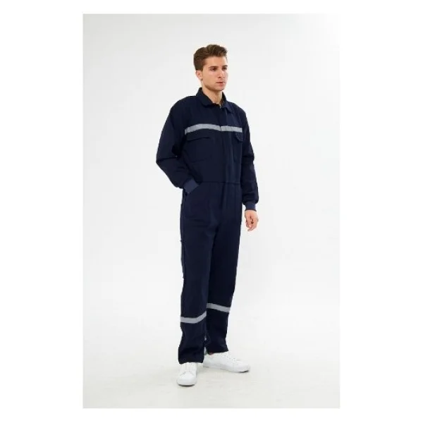 Kışlık Işçi Tulumu - Lacivert - 3xl - Görsel 4
