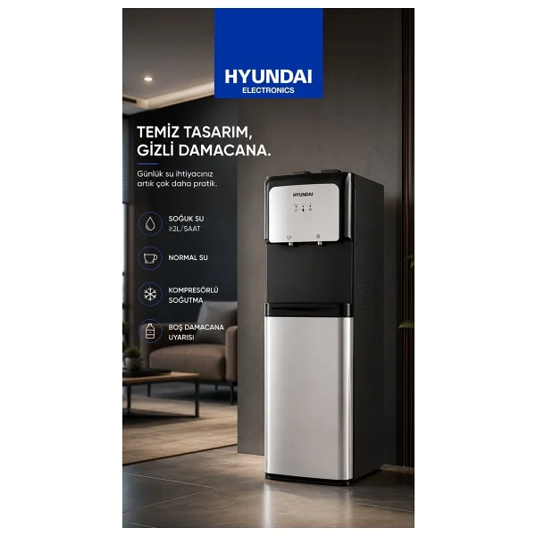 Hyundai Hyn-910gd Gizli Damacanalı Su Sebili - Görsel 4