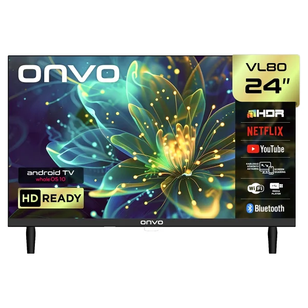 Onvo 24vl80f2ha HD 24" 61 Ekran Uydu Alıcılı Smart LED TV - Görsel 8