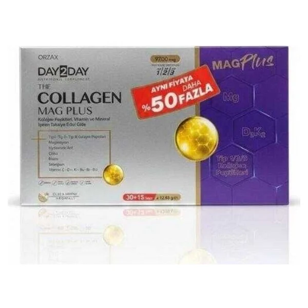 Day2day The Collagen Mag Plus 45 Saşe - Görsel 6