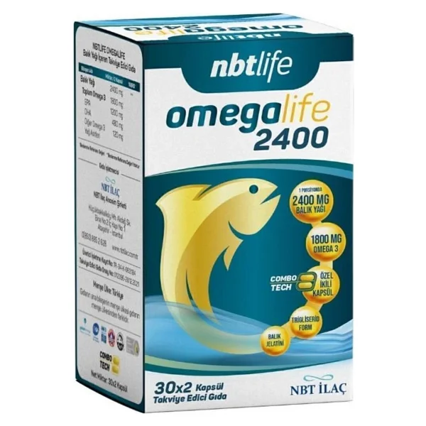 Nbt Life Omegalife 2400 Mg 30x2 Kapsül - Görsel 7