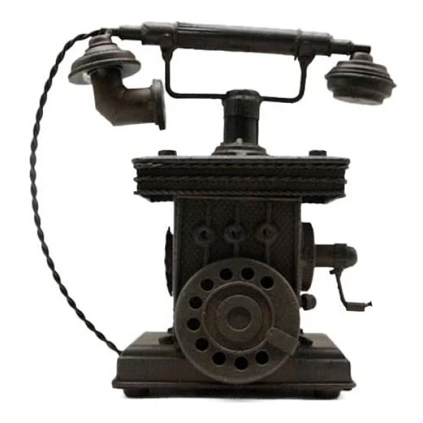Dekoratif Metal Telefon - Görsel 3