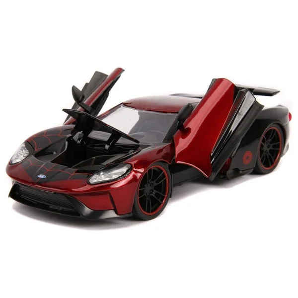 Jada Marvel Miles Morales 2017 Ford Gt 1:24 Model Araba 9331190314r00 - Görsel 2