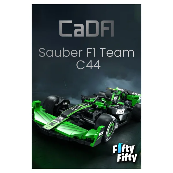 Cada Sauber F1 Formula Aracı C55032W 314 Parça Blok Oyuncak - Görsel 9