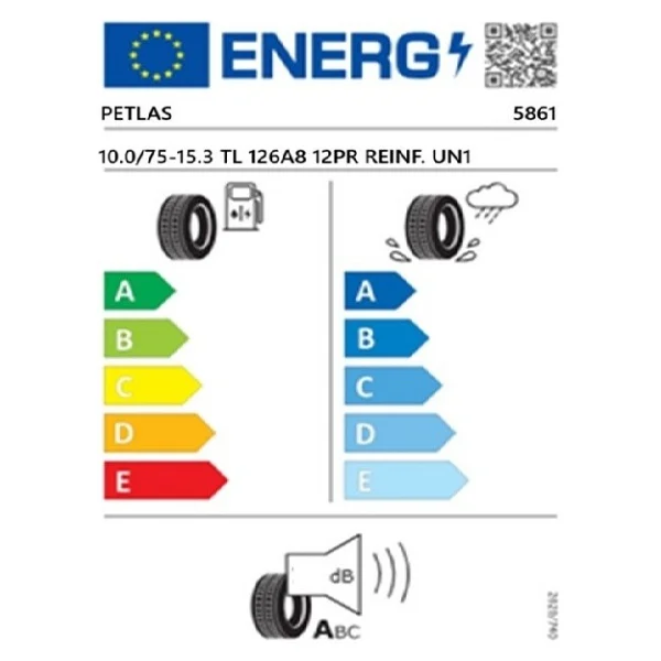 Petlas 10.0/75-15.3 Tl 126a8 12pr Reınf. Un1 Yeni Nesil Römork Lastiği (Üretim Tarıhı:2026) - Görsel 2