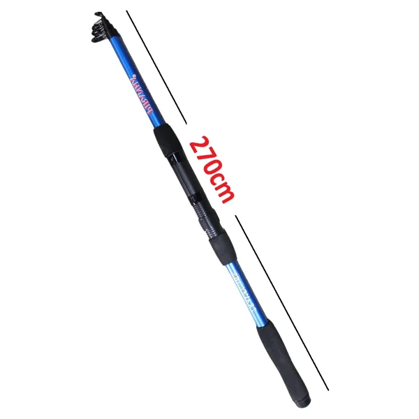 Oslo Tele Spin Olta Takımı Seti Piranha Travel 270cm 50-150gr Oskar Cb640 - Görsel 3