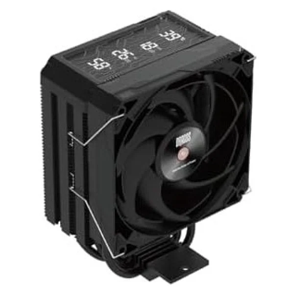 Dragos Dıgıtal Isı Göstergeli 4 Isı Borulu 3000rpm 220w Intel & AMD Siyah Kule Tipi CPU Soğutucu - Görsel 3