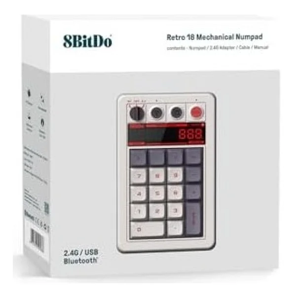 8bitdo Retro 18 N Edition Mekanik Numerik Klavye - Görsel 2
