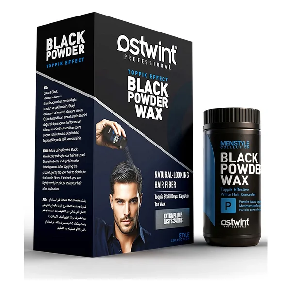 Ostwint Professional Siyahlaştırıcı Şekil Verici Topik Etkili Pudra Wax 20 Gr - Görsel 9