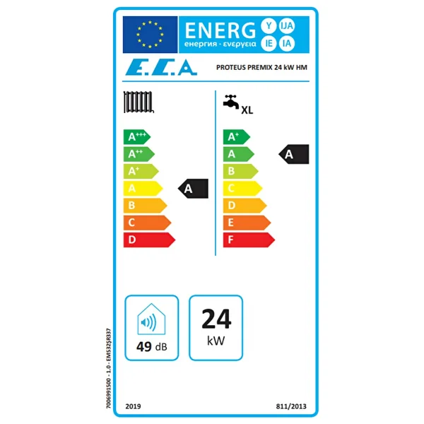 E.C.A. Proteus Premix 24 Kw Hermetik Yoğuşmalı Kombi - Görsel 3