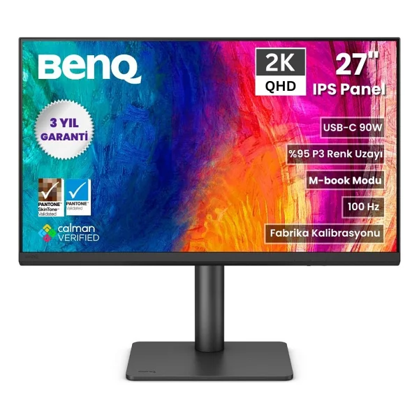 Benq Pd2706qn 27" 5 Ms 2k Pivot Ips 100 Hz Monitör - Görsel 5