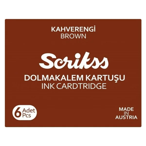 Scrıkss Kahverengi Dolma Kalem Kartuşu - Görsel 4