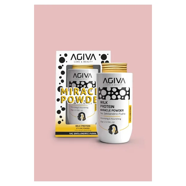 Agiva Milk Protein Miracle Şekillendirici 20 Gr Saç Pudrası - Görsel 9
