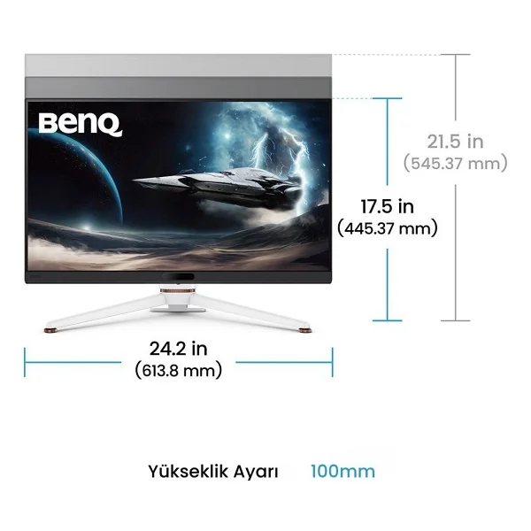 Benq Mobiuz Ex271u 27" 1 Ms 4K 165 Hz Oyuncu Monitörü - Görsel 4