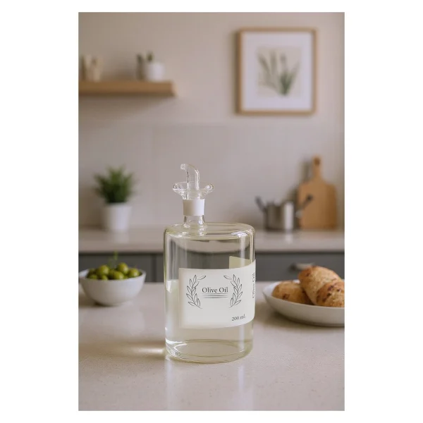 Bambum Kimera - Yağdanlık Cam Kapaklı 200ml - Görsel 5