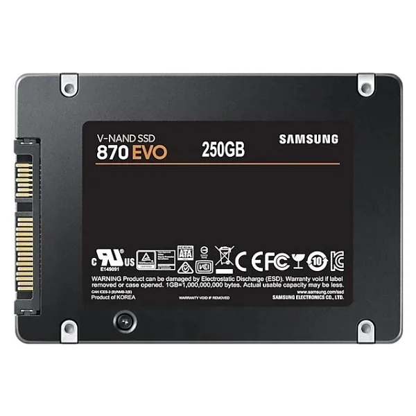 Samsung 870 Evo Mz-77e250bw Sata 3.0 2.5" 250 GB SSD - Görsel 8