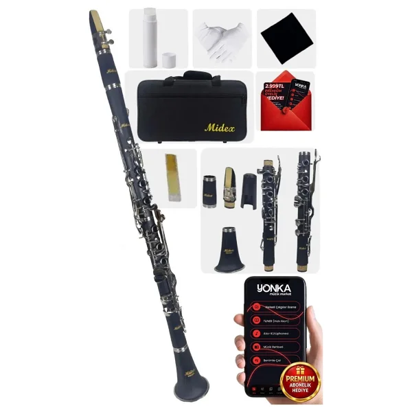 Midex Bns-6000 6 Yüzüklü Sol Klarnet - Görsel 5