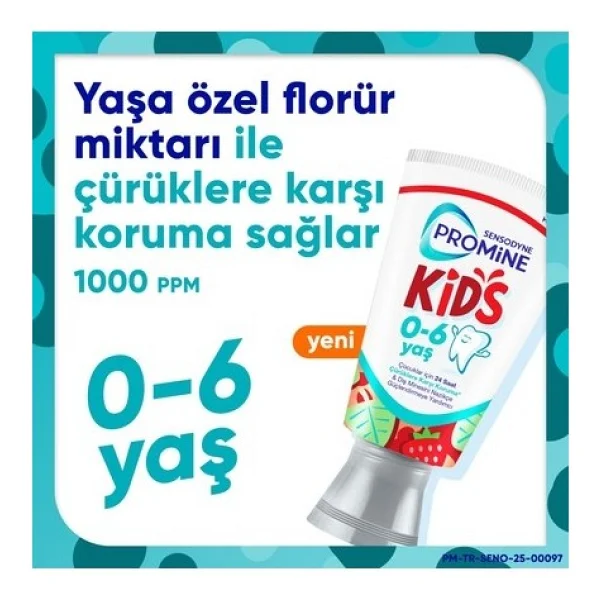 Sensodyne Promine Kids 0-6 Yaş 50 Ml Çocuk Diş Macunu - Görsel 2