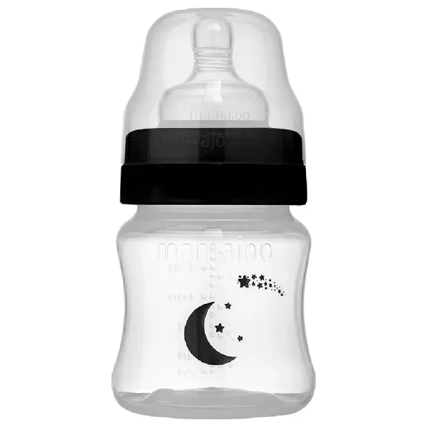 Mamajoo Yenidoğan Hediye Seti Black Antikolik Biberon 150 ml ve Ortodontik Emzik & Saklama Kabı - Siyah - Görsel 2
