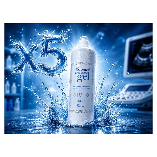 Wicromed Ultrason Jeli 1kg X 5adet - Görsel 4