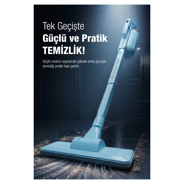 Fantom Pratik-S P 1200 Mavi Dikey Elektrikli Süpürge - Görsel 10