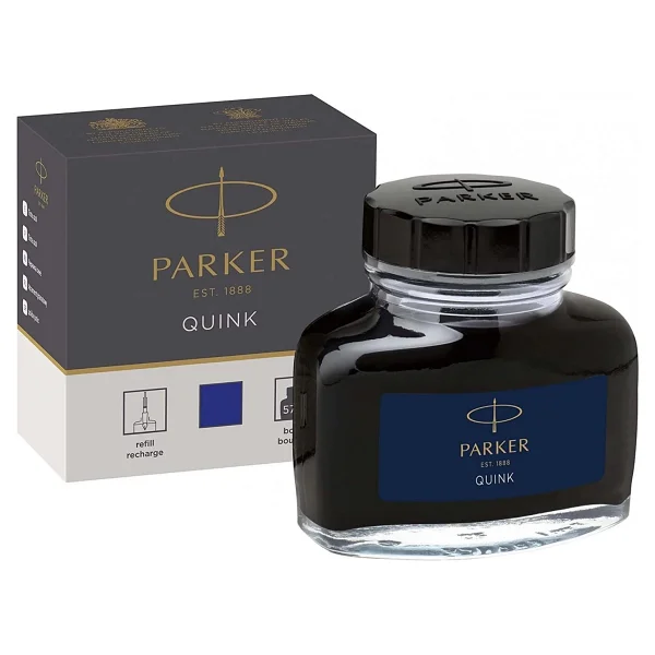 Parker Quink 57 Ml Dolma Kalem Mürekkebi Mavi - Görsel 2