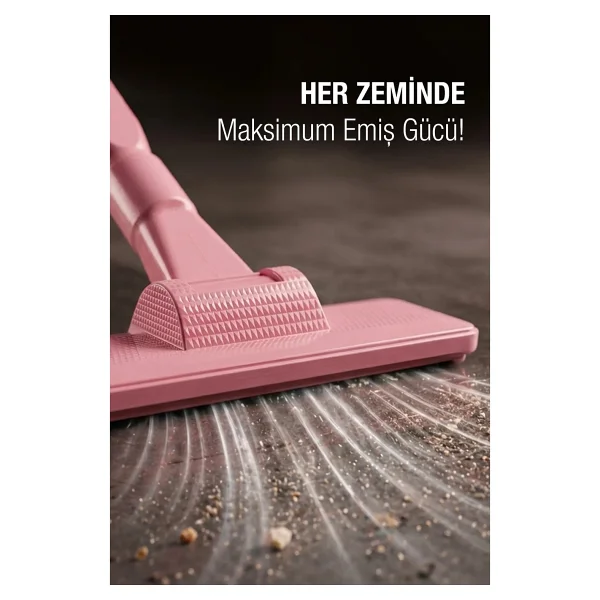 Fantom Pratik-S P 1200 Pembe Dikey Elektrikli Süpürge - Görsel 4