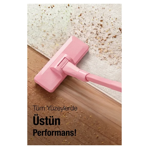 Fantom Pratik-S P 1200 Pembe Dikey Elektrikli Süpürge - Görsel 8
