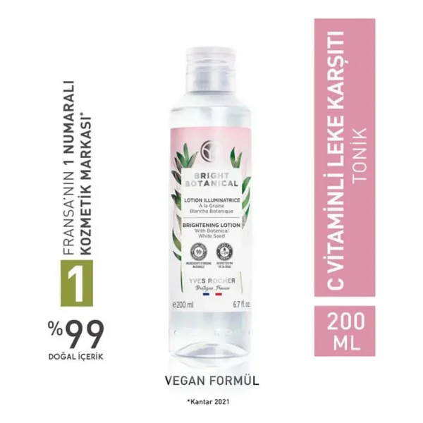 Yves Rocher Bitkisel Kompleksli Tonik - Lekeli Ciltler İçin Cilt Tonunu Eşitleyici Ve Yenileyici - Görsel 6