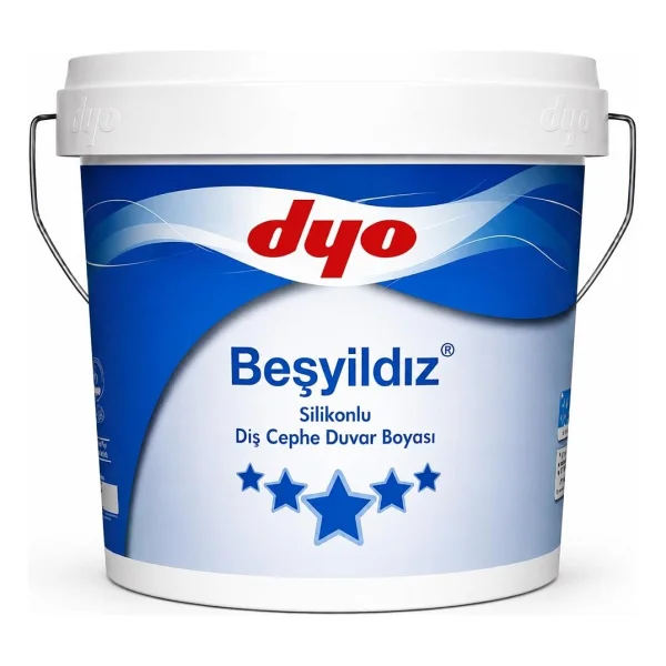 Dyo Beşyıldız Silikonlu 15 Lt Dış Cephe Boyası - Görsel 6