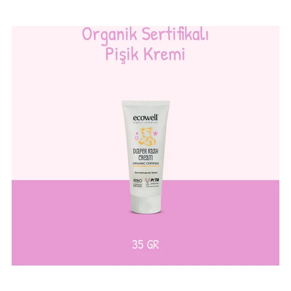 Ecowell Organik Pişik Kremi 35 Gr - Görsel 6