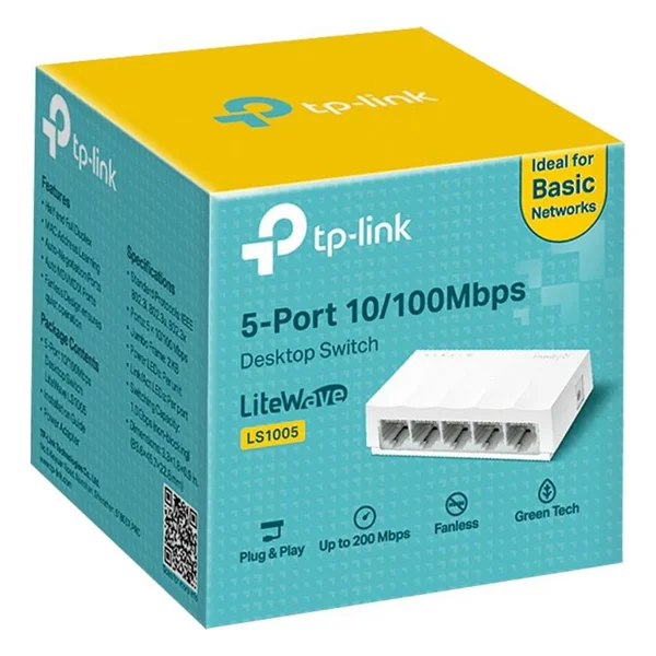 Tp-Link Ls1005 5 Port 10/100 Mbps Switch - Görsel 9