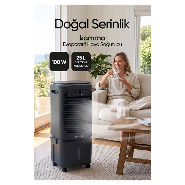 Kamma Kac100 Lacivert Hava Soğutucu - Görsel 2