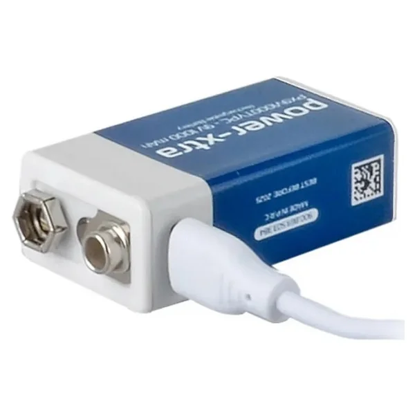 Power-Xtra Px9v1000typc 9v 1000 mAh Li-İon Type-C Şarjlı Pil - Görsel 4