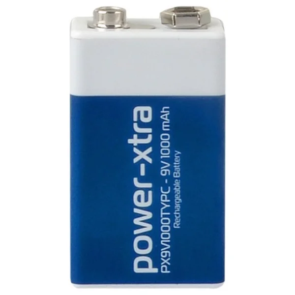 Power-Xtra Px9v1000typc 9v 1000 mAh Li-İon Type-C Şarjlı Pil - Görsel 5