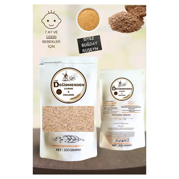 Taş Değirmenden Organik Organik Atalık Siyez Buğday Rüşeymi - 300 Gram - Görsel 6