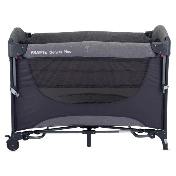 Kraft Denver Plus Koyu Gri 63x105 Cm Anne Yanı Oyun Parkı - Görsel 4