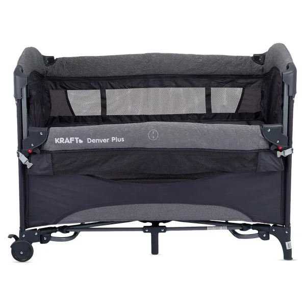Kraft Denver Plus Koyu Gri 63x105 Cm Anne Yanı Oyun Parkı - Görsel 5