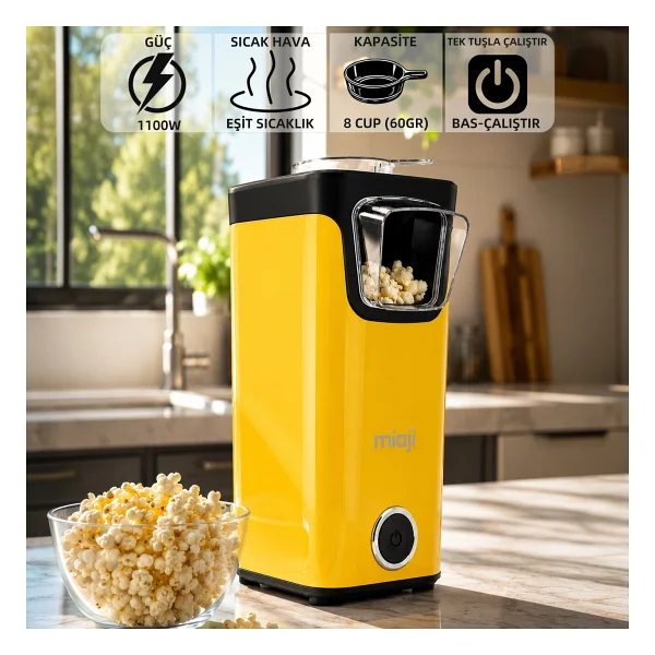 Mioji Mio Popx1 Beyaz Mısır Patlatma Makinesi - Görsel 9